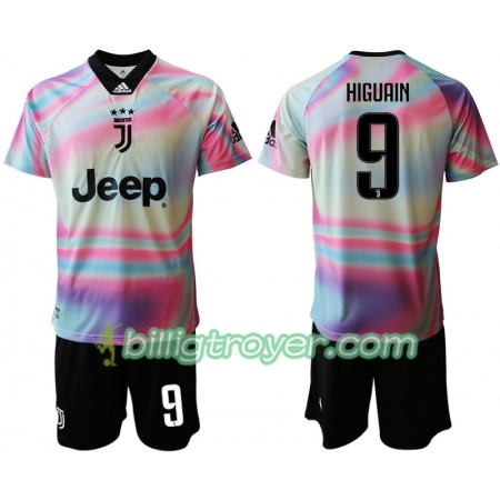 Billige Fotballdrakter Juventus HIGUAIN 9 Barn EA Sport 2018/19 Kortermet